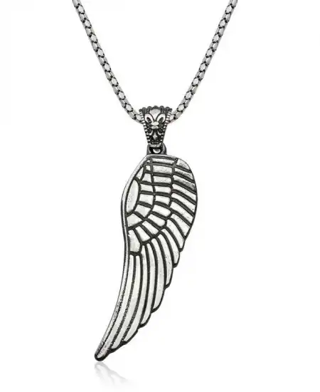 ​gümüş Kanat Kolye