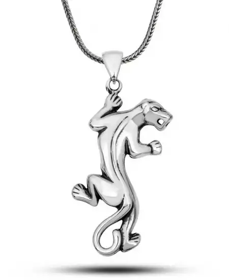 ​gümüş Kaplan Kolye