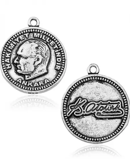 ​gümüş Kemal Atatürk İmzalı Tesbih Püskül Ucu