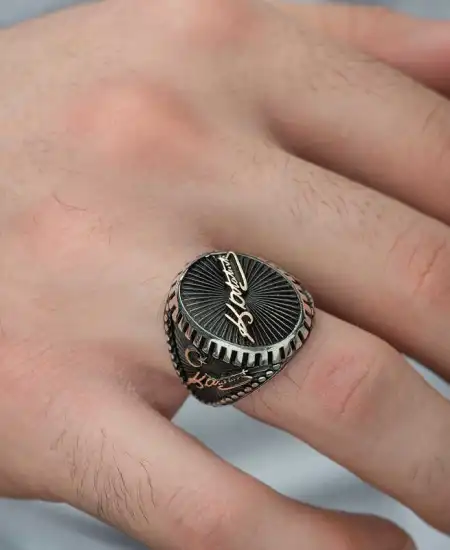 ​gümüş Kemal Atatürk İmzası Erkek Yüzük