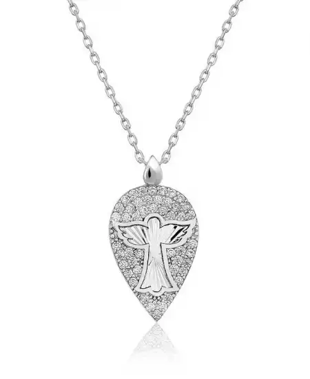 ​gümüş Melek Damla Bayan Kolye