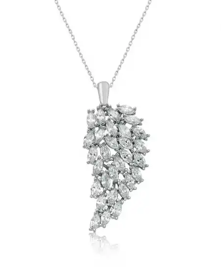 ​gümüş Melek Kanadı Bayan Kolye