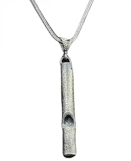 ​gümüş Oksitli Deprem Düdüğü Kolye