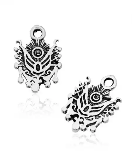 ​gümüş Osmanlı Arması Tesbih Püskülü