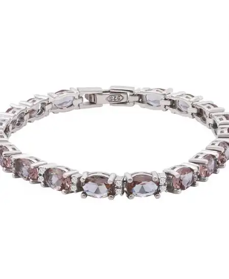 ​gümüş Oval Zultanit Taşlı Kadın Bileklik