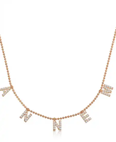 ​gümüş Rose Annem Yazılı Bayan Kolye