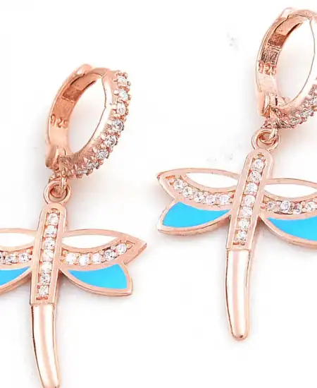 ​gümüş Rose Sallantılı Yusufcuk Kadın Küpe