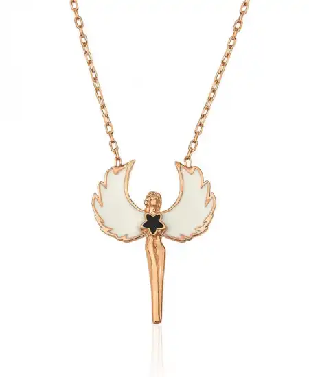 ​gümüş Rose Su Perisi Kolye