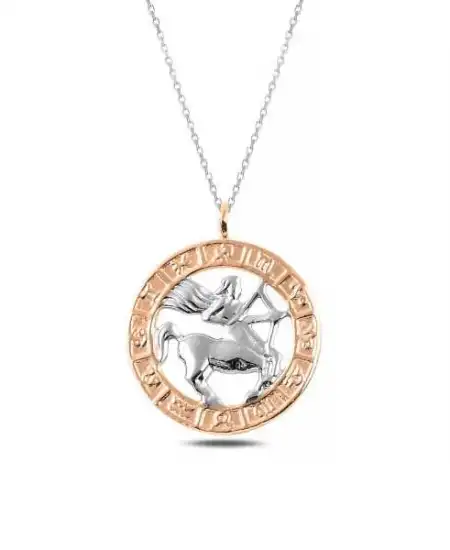 ​gümüş Rose Yay Burcu Kolye