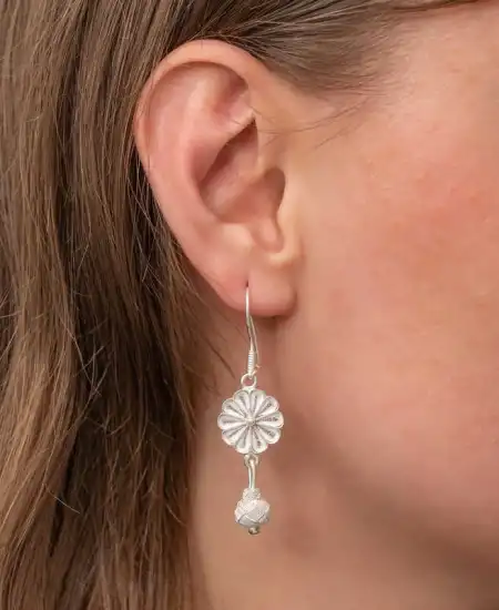 ​gümüş Sallantılı Trabzon Kazaz Kadın Küpe