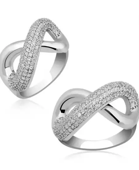 ​gümüş Sonsuzluk Bayan Yüzük