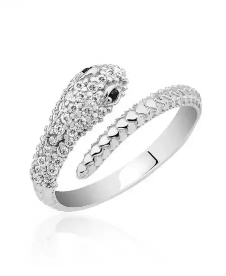 ​gümüş Yılan Yüzük