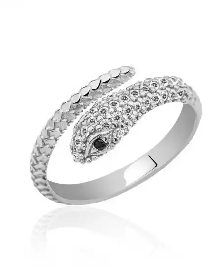 ​gümüş Yılan Yüzük