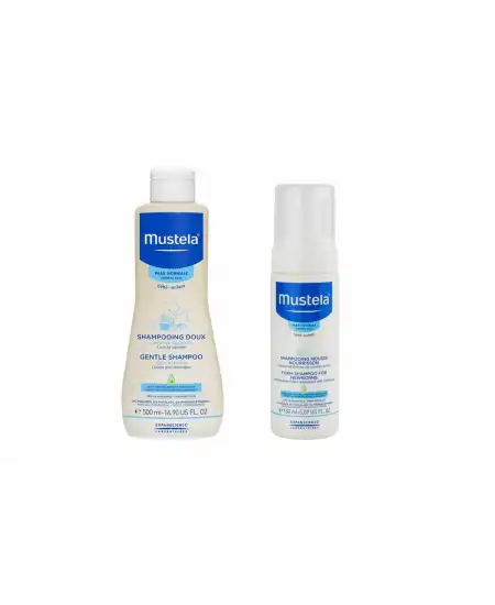 Papatya Özlü Şampuan 500 ml + Mustela Konak Önleyici Yenidoğan Köpük Şampuanı 150 ml