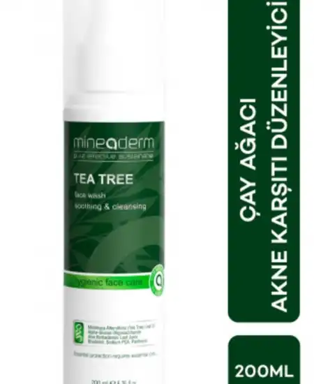 Akne Karşıtı Ve Sebum Düzenleyici Temizleme Jeli/tea Tree Face Wash