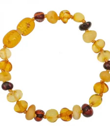 Bebek Damla Kehribar Bileklik