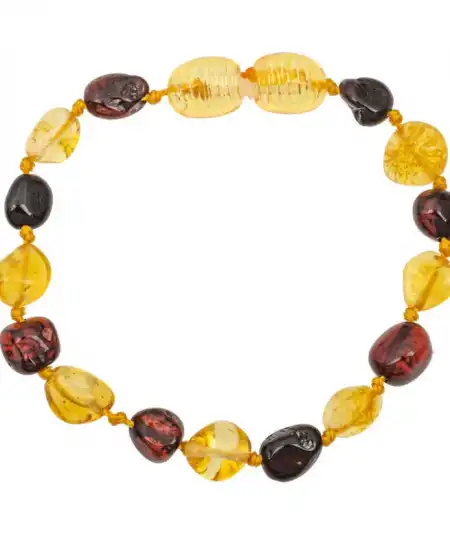 Bebek Damla Kehribar Bileklik