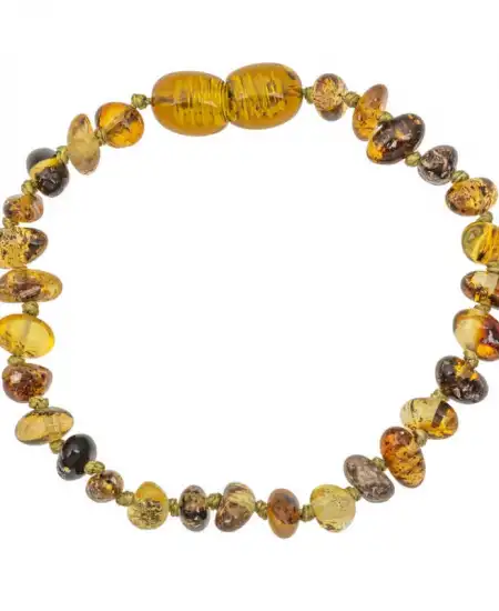 Bebek Damla Kehribar Bileklik