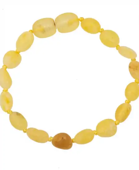 Bebek Damla Kehribar Bileklik