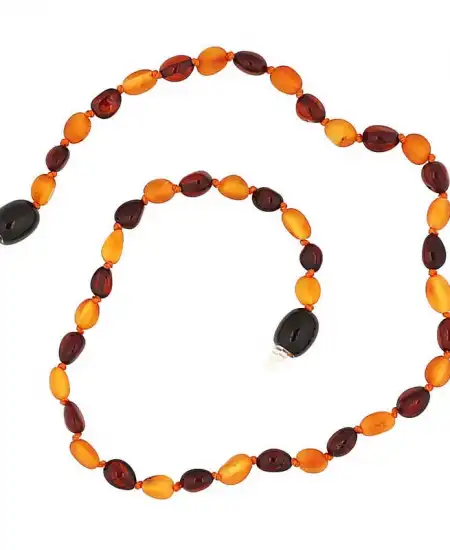 Bebek Damla Kehribar Diş Kolye