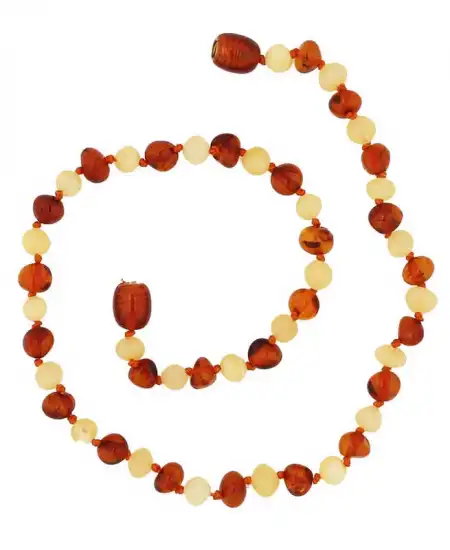 Bebek Damla Kehribar Diş Kolye