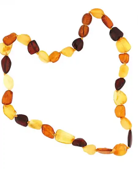 Bebek Damla Kehribar Diş Kolye