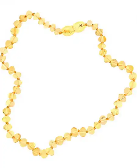 Bebek Damla Kehribar Diş Kolye