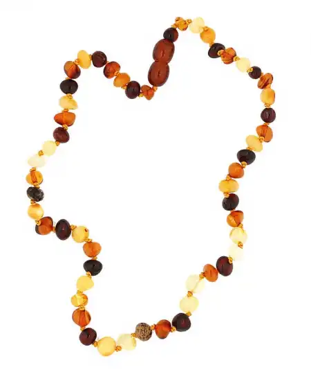 Bebek Damla Kehribar Diş Kolye