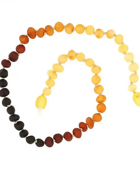 Bebek Damla Kehribar Diş Kolye