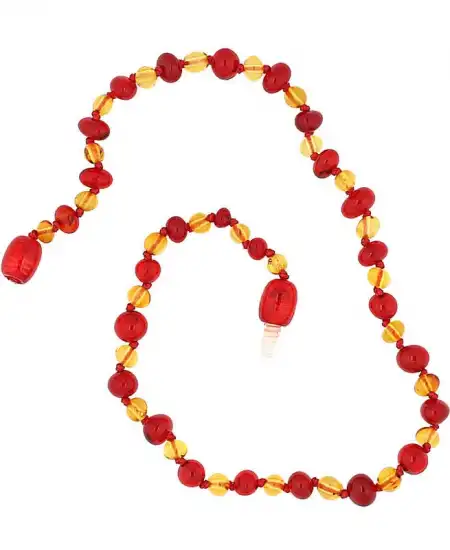 Bebek Damla Kehribar Diş Kolye