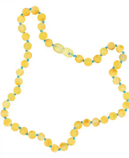 Bebek Damla Kehribar Diş Kolye