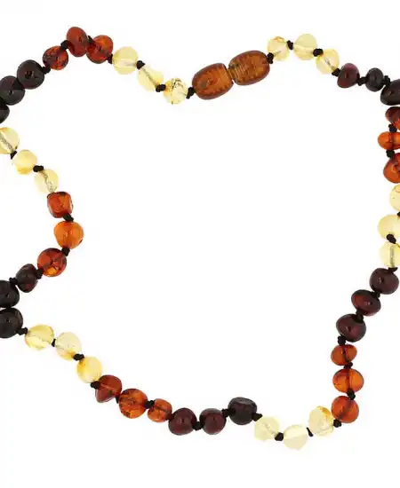 Bebek Damla Kehribar Diş Kolye