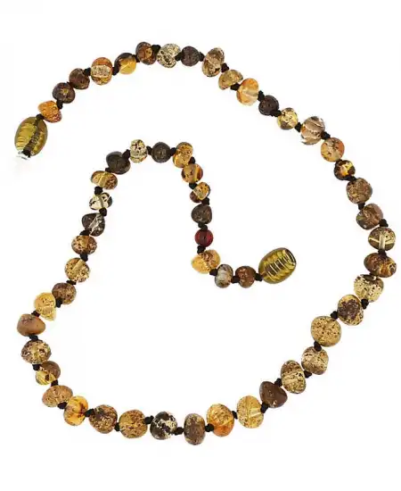 Bebek Damla Kehribar Diş Kolye