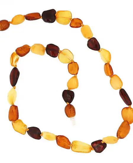 Bebek Damla Kehribar Diş Kolye