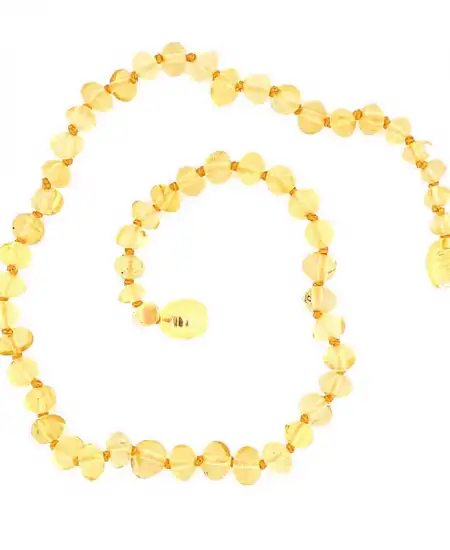 Bebek Damla Kehribar Diş Kolye