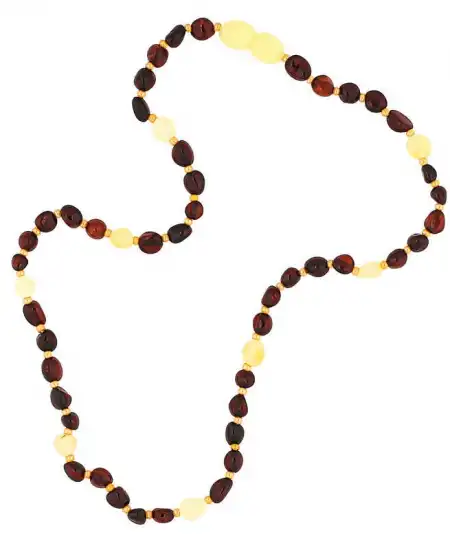 Bebek Damla Kehribar Diş Kolye