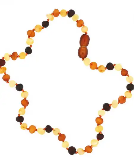 Bebek Damla Kehribar Diş Kolye