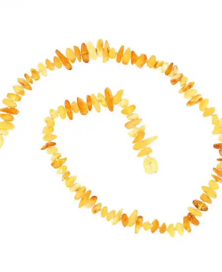 Bebek Damla Kehribar Diş Kolye