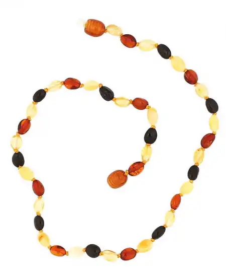 Bebek Damla Kehribar Diş Kolye