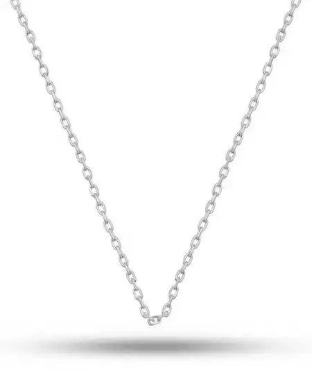 Gümüş 0.40 Mikron 45 Cm Forse Zincir
