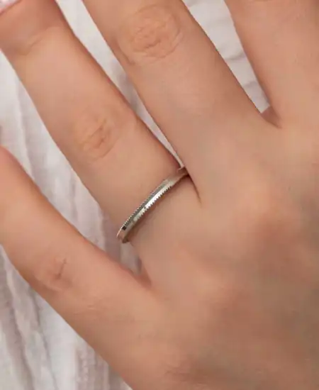 Gümüş Ajda Kadın Yüzük