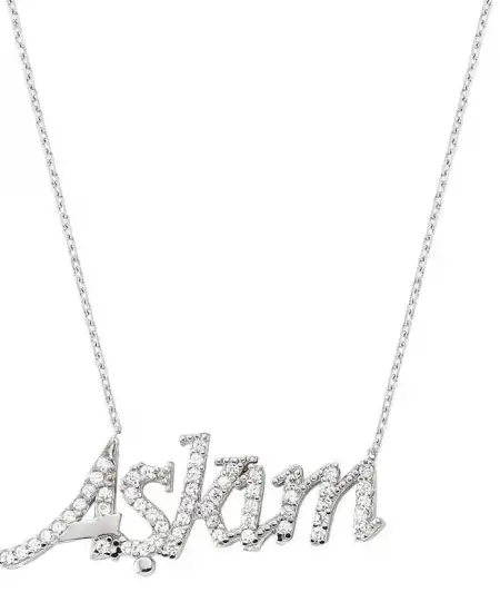 Gümüş Aşkım Bayan Kolye