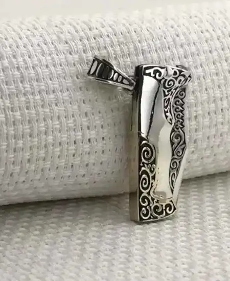 Gümüş Avcı Bıçağı Erkek Kolye Ucu