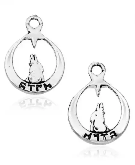 Gümüş Ayyıldız Bozkurt Tesbih Püskül Ucu