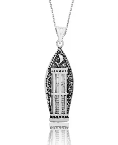 Gümüş Balık Cevşen Dualı Kolye