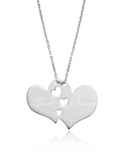 Gümüş Biricik Annem Yazılı Bayan Kolye