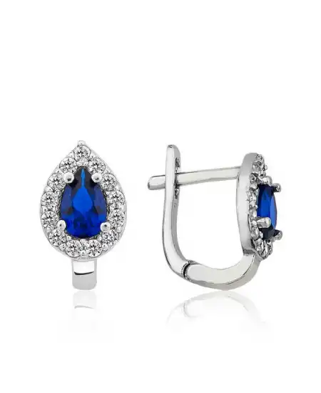 Gümüş Damla J Bayan Küpe