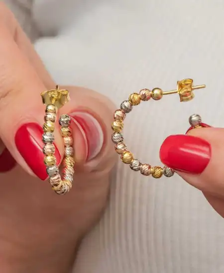 Gümüş Dorika Kadın Küpe