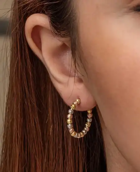 Gümüş Dorika Kadın Küpe