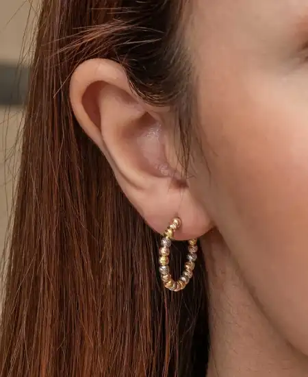 Gümüş Dorika Kadın Küpe